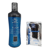 Tonico Capilar Flash Cubre Canas Castaño - mL a $85