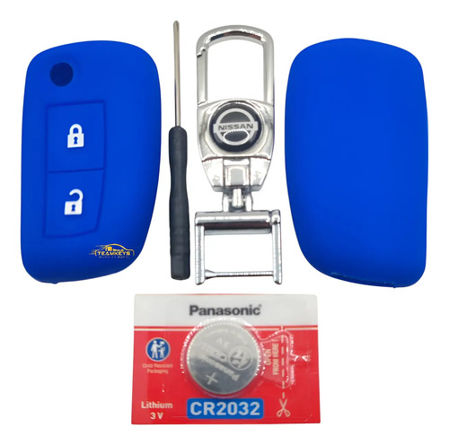 Funda Llave Control Nissan Np 300 Frontier Rogue Flip 2btn