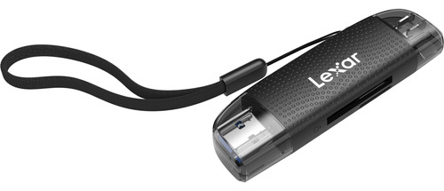 Lector De Memorias Lexar Sd Y Microsd Uhs-i Usb-c/a 205mb/s