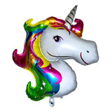 3 Globo Unicornio Gigante Metalico Fiesta Pony Regalo