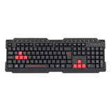 Teclado Gamer Dragon War 16 Hotkeys Vermelho Tgdw2 ELG 