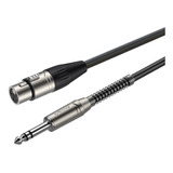 Cable Canon Xlr Hembra A Plug 6.3 Estéreo Roxtone 6mt