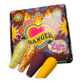 Coleccion De Acrilicos Danger 4 Pzas. Chula Nails