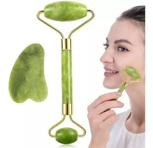 Rodillo Jade + Guasha Facial 