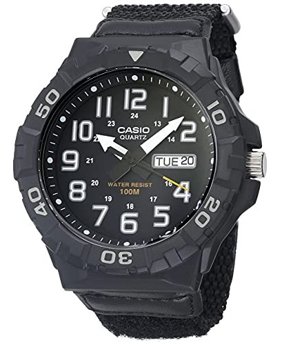 Reloj Casual Casio Para Hombre, Correa De Cuarzo Y Nailon, C