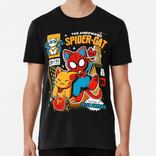 Remera La Increíble Camiseta Del Gato Araña - Sudaderas Con 