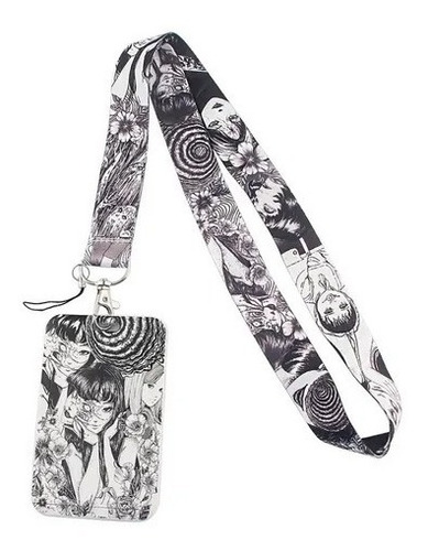 Lanyard Tomie Junji Ito Cinta Colgante + Portacredencial