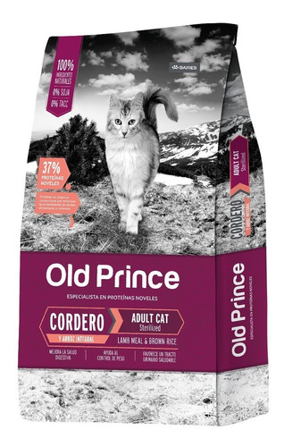 Old Prince Cordero Gatos Castrados 7.5kg Universal Pets