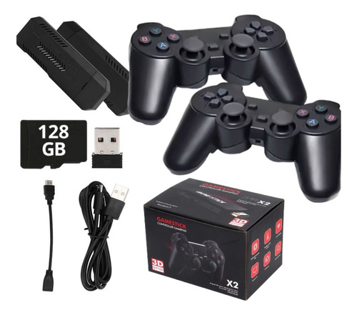 Game Stick Gd10 +40mil Jogos Retro 128gb 2 Controles Hdmi