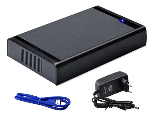 Disco Rígido Externo Usb 3.0 3tb Hd Portátil - Pc/note/console Cor Preto