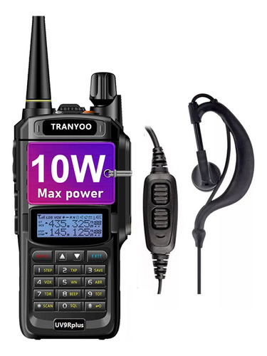 Radio Uv-9r Plus Walkie Talkies  Uhf 10w,compatible Baofeng