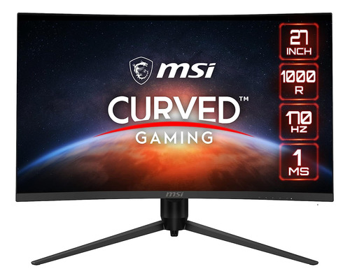 Msi G271cqp E2, Monitor Para Juegos De 27 , 2560 X 1440 