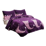 Cobertor King Cubrecama Tela Plush Lisa Algodón Invierno Tf