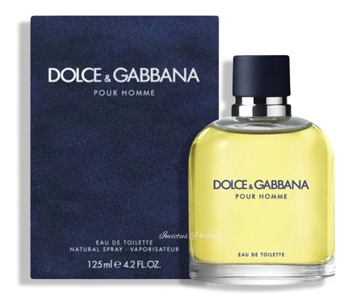 Perfume Dolce & Gabbana Pour Homme Eau De Toilette 125ml