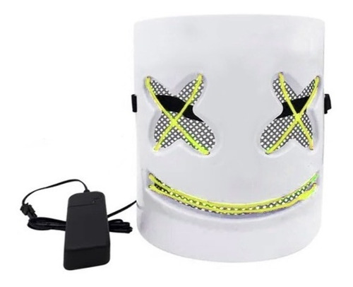 Mascara Marshmello Led Surtido Dj Halloween Disfraz Cosplay