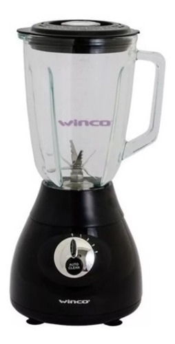 Licuadora Winco W1904 Vaso De Vidrio 500w Pica Hielo 1,5lts