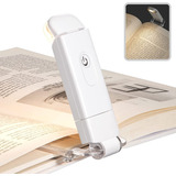 Lampara Lectura,luz Led Con Clip Recargable Para Leer Libros