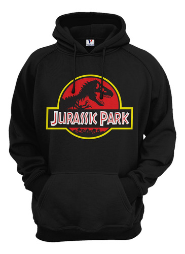 Sudadera Jurassic Park, Unisex Con Capucha Y Cangurera