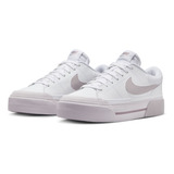 Tenis Mujer Nike Court Legacy Lift Blanco/violeta Platinado