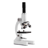 Microscopio Óptico Monocular Escolar Elemental 64x-2400x