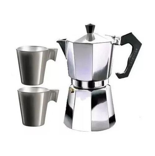 Cafetera Volturno 9p Moka  2 Jarros Flashy Luminarc