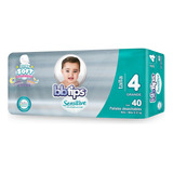 Pañales Bbtips Sensitive Etapa 4 Unisex G