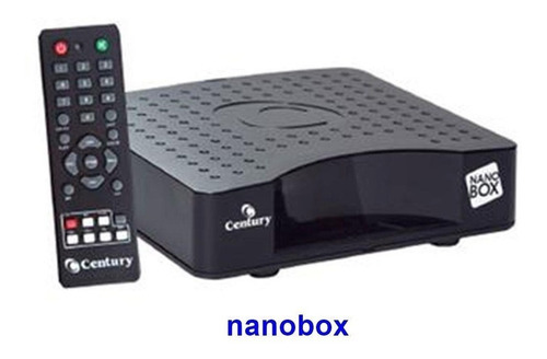 Receptor Analógico De Tv Nanobox Century Com Controle Remoto