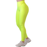 Leggin Neón Push Up Txtil Colombiano Mallones Licras Deporte