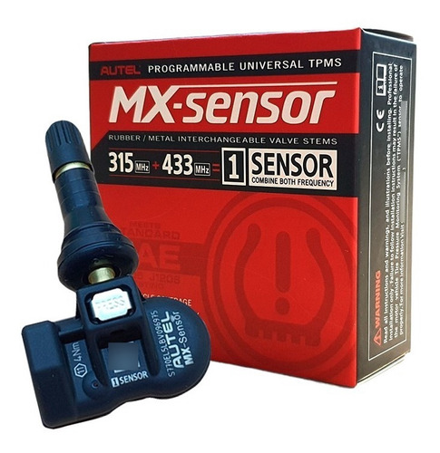 Sensor Tpms Llanta  Autel Mx-sensor 315 Y 433 Mhz Negro 