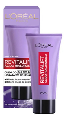 Crema Hidrata Día L'oréal Revitalift Ácido Hialurónico Fps20