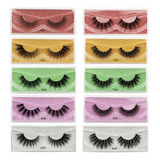 Set De Pestañas Postizas Fake Lashes En Tres Dimensiones, 10