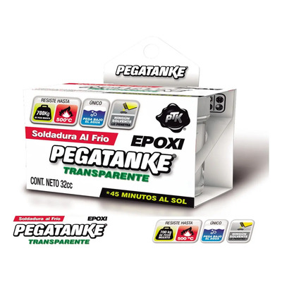 Pegatanke Transparente Soldadura Epoxica En Frió 32 Cc | Meses sin interés