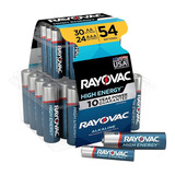 Rayovac - Lote Combinado De Baterias Aa Y Aaa 30 Aa Y 24 A