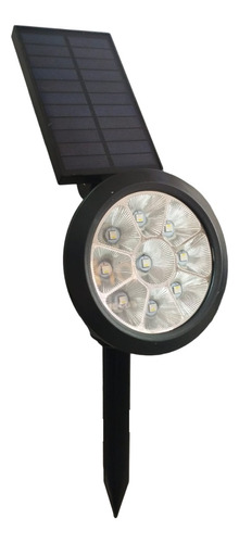 Lampara Led Energia Solar Jardin Farola Exterior Impermeable