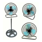 Ventilador 10 Pulgadas Mini 3 En 1  Piso Pared Pie