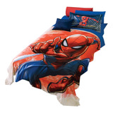 Cobertor Spiderman Juvenil Matrimonial Cobertor Hombre Araña