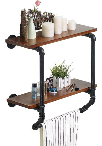 Industrial Pipe  Tiers Wall Mounted Shelves,rustic Wal...