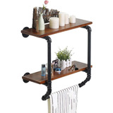  Industrial Pipe  Tiers Wall Mounted Shelves,rustic Wal...