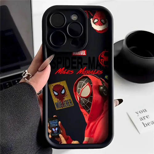 Funda De Teléfono Marvel Cute Spider Man, 3 Unidades, For I