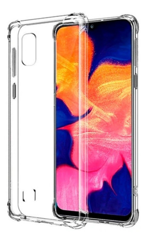 Funda Tpu Antigolpes Transparente Para Samsung  + Vidrio