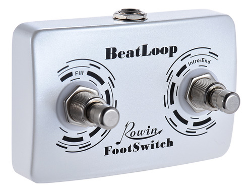 Pedal Footswitch Rowin Para Grabación De Efectos En Bucle