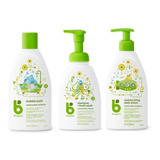 Pack 3 Babyganics: Shampoo Bw + Daily Lotion + Bubble Bath.