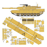 Tanque M1a1 Abrams Archivos Papercraft (retirar X Domicilio)