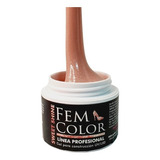 Gel Uv Led Fem Color Sweet Shine 30g Construccion Uñas Lfm