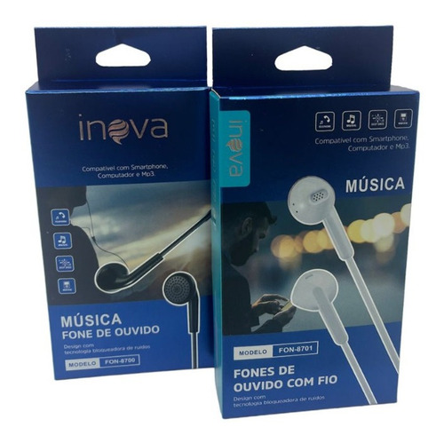 10 Fone De Ouvido Inova Música Atacado