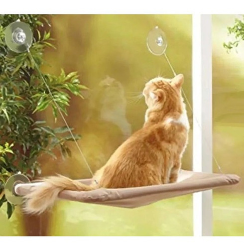 Cama Suspensa De Janela Para Gatos Com Ventosas Premium 