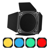 Barndoor  Bd-04 Godox  Rejilla De Nido Kit 4 Colores