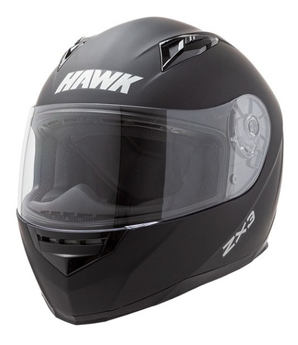 Casco Moto Integral Hawk Zx3 Negro Mate