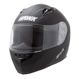 Casco Moto Integral Hawk Zx3 Negro Mate