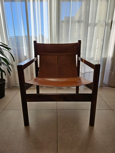 Sillon Nordico Escandinavo Midcentury Roxinho Michel Arnoult